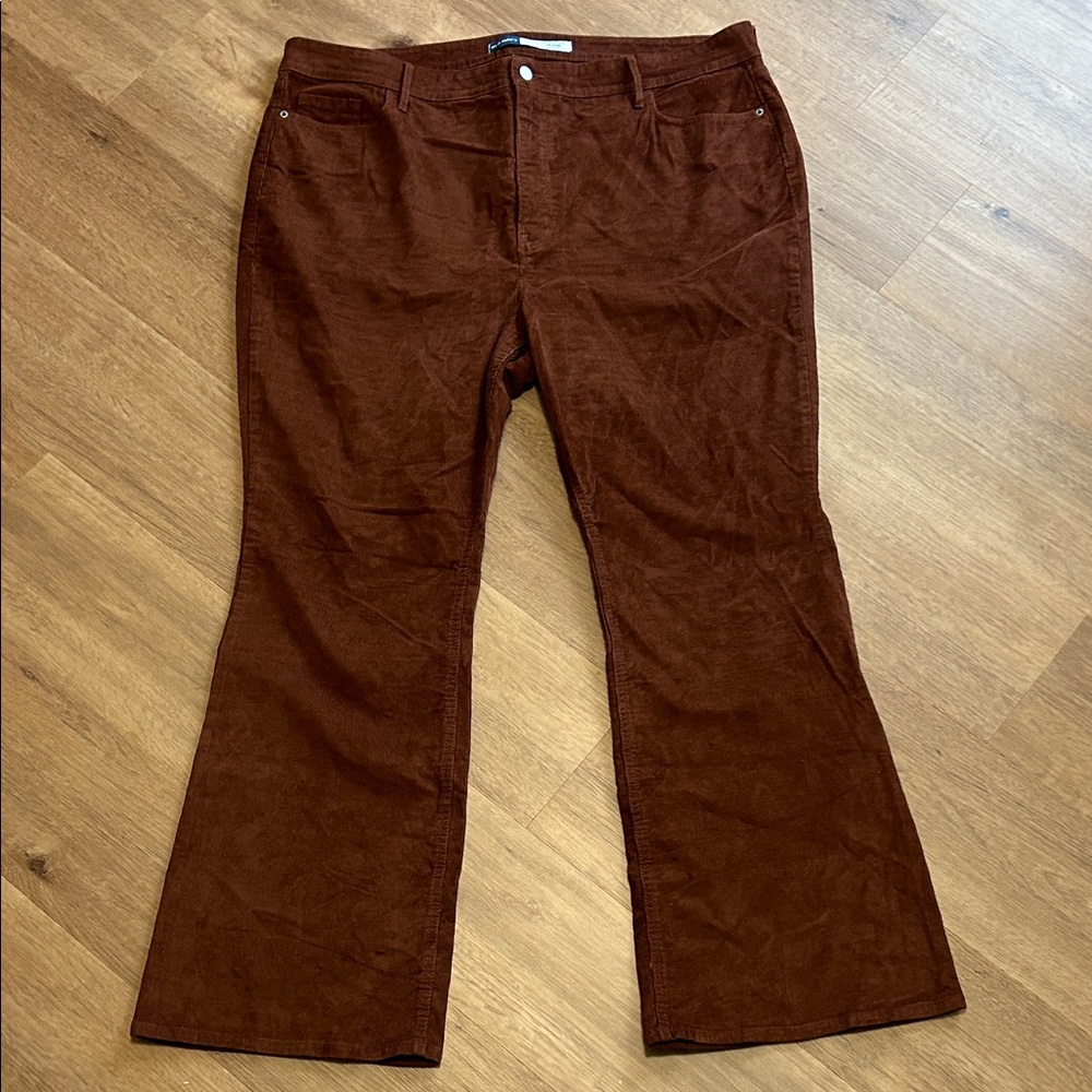 Old Navy Women's Burnt Orange Flare Pants